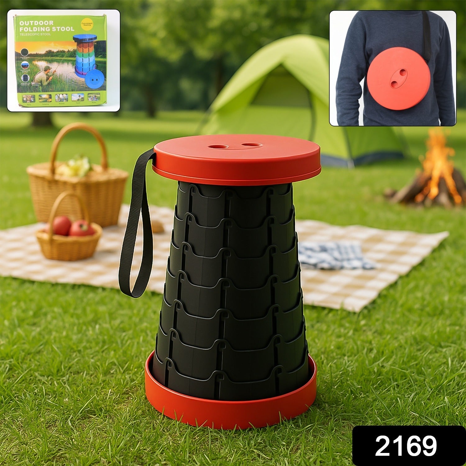 Portable Telescopic Folding Stool Portable Telescopic Folding Stool